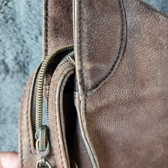 Fossil Shoulder Brown Bag Vintage KeyPer - Picture 3 of 7